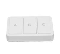 Sxhlseller Interruptor de Escenas Inteligente, Teclado Remoto de 3 Canales Compatible con for Automatización del Hogar