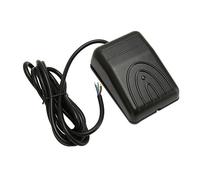 Sxhlseller Interruptor de Pie Impermeable con Reinicio Automático 16A 250V |Controlador de Pedal Resistente para Herramientas Eléctricas con Cable de 6,6 Pies, Núcleo de 3 Cables (FS211W3B, núcleo