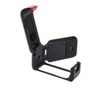 Sxhlseller Jaula de Cámara de Aleación de Aluminio Apta para Cámara de Acción Nano, Marco de Expansión de Rosca de 1/4 de Pulgada con Placa Posterior Magnética y Tapa de Lente