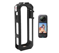 Sxhlseller Jaula de Cámara Magnética para 360 X5, Marco de PC de Liberación Rápida con Soportes de Zapatos Fríos Duales, Estuche Liviano para el Viaje para la Batería y el Acceso a la