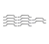 Sxhlseller Juego de 10 Amarres para Cubierta de Ojo con Almohadilla Superior para Barco, Kit de Herrajes de Acero Inoxidable 316 para Aparejo de Canoa de Kayak, 72 Mm de Largo con de 6 Mm de Ancho