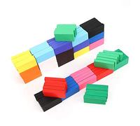 Sxhlseller Juego de dominó de Madera de 120 Piezas para Niños Mayores de 3 Años Mejora el Pensamiento Práctico y la Creatividad Juego de Bloques de Aprendizaje para Educativos (120 rebanadas de