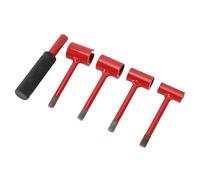 Sxhlseller Juego de Herramientas de Ajuste de Bisagra de Puerta 4 en 1 |Llave para Rincones de Alta Resistencia para Puertas Caídas y Bisagras Desalineadas (rojo)