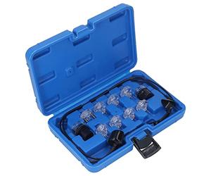 Sxhlseller Juego de Luces Noid de Probador de Inyector de de 11 Piezas |Kit de Diagnóstico Profesional con Caja de Almacenamiento para Geo