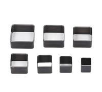 Sxhlseller Juego de Moldeo por Punzonado de Cuero de Precisión, Troqueles de Corte Rectangulares de Acero de Aleación Fuerte, 20-50 Mm, Fácil de Usar para Principiantes y Artesanos, Bolsos, Carteras