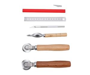 Sxhlseller Juego de Rodeles de Cartón con de Madera |Herramienta para Cambiar el Tamaño de Cajas para Plegado de Cartón Corrugado, Manualidades, Embalaje, Encuadernación, Fabricación de Cajas de