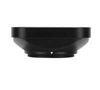 Sxhlseller Juego de Tapa y Parasol Cuadrado para Lentes de Rosca de 37 Mm, Tornillo de Metal de Aleación de Aluminio Que Bloquea la Luz Parásita y Reduce los Reflejos para una Calidad de Imagen