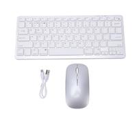 Sxhlseller Juego de Teclado y Ratón Inalámbricos, Combo Bluetooth 5.0 3.0 2.4G Recargable con Teclas de Interruptor de Tijera y Atajos, para Tabletas Pad Pro Air 11 13 12.9 10.9 1