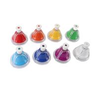 Sxhlseller Juego de Timbres de Mano para Escritorio de 8 Notas, Metal ABS |Instrumentos de Percusión Coloridos para Niños Adultos C D E F G A B C