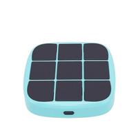 Sxhlseller Juego Portátil 4 en 1 Tic TAC Toe para Niños y Adolescentes, Consola de Juegos de Rompecabezas Electrónicos con 5 Divertidos Juegos de Memoria Cerebral, para Niños y Adultos, (Cian)