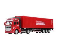 Sxhlseller Juguete Modelo de Camión Contenedor de Aleación Alta Simulación Mano de Obra Exquisita Tire hacia Atrás para Colección y Regalos Adecuado para Mayores de 3 Años Amarillo 12.2 X 3.1 X 2