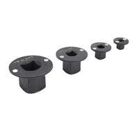 Sxhlseller Kit Adaptador de Enchufe Compacto |4 Uds Insertos Magnéticos de Perfil bajo 1in-3/4in 3/4in-1/2in 1/2in-3/8in 3/8in-1/4in para Espacios Confinados, Reductores de Accionamiento de Acero