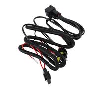 Sxhlseller Kit de Arnés de Cableado de Barra de Luz LED, Arnés de relé de 2 Enchufes 40A para Luces Antiniebla con Conectores Duales 9006 para Automóviles, Camiones, SUV