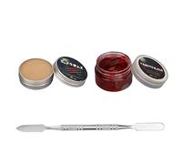 Sxhlseller Kit de Maquillaje SFX para Halloween, Maquillaje con Efectos Especiales de Cera para Cicatrices de Sangre Falsa Aterradora para Fiestas de Halloween, para Disfraces de y Espectáculos