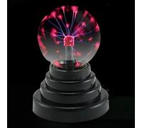 Sxhlseller Lámpara de Bola de Plasma de 3 Pulgadas, Luz de Plasma Sensible Al Tacto con USB y Batería para Decoración de Fiesta en el Hogar, Regalo Científico