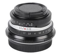 Sxhlseller Lente de Enfoque Manual de 25 Mm F1.7 con una Atmósfera Romántica para Interacciones en Caliente, Lente de Enfoque Manual para G1 GX85 E-M10II E-PL7, Luz y 20 Cm de Distancia Mínima de,