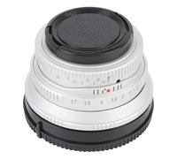 Sxhlseller Lente de Enfoque Manual de 25 Mm F1.7 con una Atmósfera Romántica para Interacciones en Caliente, Lente de Enfoque Manual para G1 GX85 E-M10II E-PL7, Luz y 20 Cm de Distancia Mínima de,