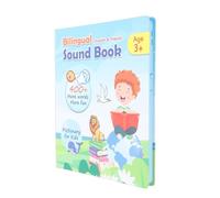 Sxhlseller Libro de Sonido Bilingüe Francés Inglés |Juguete Parlante Interactivo para Niños de 3 a 8 Años con Guía por Voz