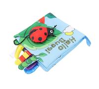 Sxhlseller Libro de Tela Suave para Bebés, Juguete Interactivo Educativo 3D con Patrones Coloridos y Diseño de Tela Liviana para el Aprendizaje Temprano y el Desarrollo Sensorial