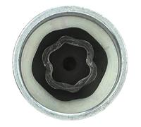 Sxhlseller Llave de Bloqueo de Rueda, Reemplazo de Casquillo de Tuerca Antirrobo para 1 3 5 6 7 Series X1 X2 X3 X4 X5 X6 Z4, Herramienta de Extracción de Metal para Desmontaje del Cubo del Tornillo