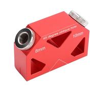 Sxhlseller Localizador de Perforación de 45 Grados, Localizador de Agujeros de Bolsillo, Conexión de Junta Fuerte, Juguetes de Madera, Acabado Elegante, Aleación de Aluminio