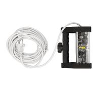 Sxhlseller Luz de Inspección de Pintura de Pared de 15 W y 1500 Lm | Lámpara de Pulido LED de Mano, Rodamiento de Silicona Granangular de 120° para Suelo, Techo, Auto (ABS+gel de sílice)