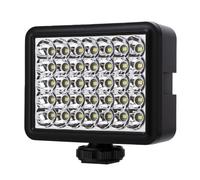 Sxhlseller Luz de Relleno LED para Cámara, Luz de Video con 35 LED 6000K-7000K 7W 840LM ángulo de 120 Grados for Fotografía con Cámara DSLR, Vlogging y Transmisión en Vivo