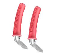 Sxhlseller Manija Portátil de Soporte para Puerta de Coche, Manija Compacta de Asistencia para Puerta de Vehículo, Carga de 450LB, 2 Uds para Asistencia de Embarque y Descenso (rojo)