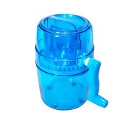 Sxhlseller Máquina de Afeitar de Hielo y Conos de Nieve, Trituradora de Hielo de Manivela Portátil, para Hielo Raspado, Conos de Nieve, Granizados, Batidos, Bebidas Congeladas (Cielo azul)