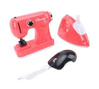 Sxhlseller Máquina de Coser Eléctrica y Juego de Juguetes de Hierro para Niños, Electrodomésticos Realistas para Juegos de Simulación y Desarrollo Educativo en el Jardín de Infantes o en el Hogar