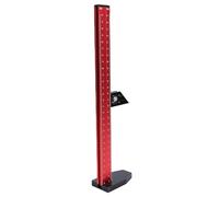 Sxhlseller Medidor de para Carpintería, Regla de Medición de Profundidad de Aleación de Aluminio de 0-35 Cm 0-14 Pulgadas para Configuración de Mesa de Enrutador y Sierra de Mesa con Escalas Duales