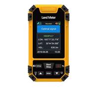Sxhlseller Medidor de Topografía Terrestre GPS Medidor de área Portátil con Pantalla a Color de 2,4 Pulgadas con Indicaciones de Voz Salida de Datos Receptor GNSS para Medición Precisa de Pendientes