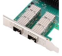 Sxhlseller Mellanox ConnectX4 LX Dual Port 25G SFP28 PCIe Nic, Tarjeta de Red MCX4121A XCAT con Soporte RDMA y SR IOV para Servidor y Centro de Datos