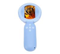 Sxhlseller Microscopio Digital de Mano con Pantalla de 2 Pulgadas, Cámara HD de 1 MP, 8 Luces LED, Portátil para Niños, Juguete Educativo Científico, Compatible con PC para Fotos y Vídeos