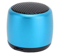 Sxhlseller Mini Altavoz Bluetooth de Metal con Subwoofer |USB Recargable Portátil Inalámbrico BT 5.0, Llamadas Manos Libres para Teléfono Tablet PC (Blue)