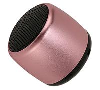 Sxhlseller Mini Altavoz Bluetooth de Metal con Subwoofer |USB Recargable Portátil Inalámbrico BT 5.0, Llamadas Manos Libres para Teléfono Tablet PC (Pink)