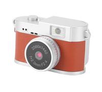 Sxhlseller Mini Cámara Llavero 2K HD, Pequeña Cámara Digital Retro con Pantalla a Color de 1,47 Pulgadas para Grabación de Estudios de Viajes, Videocámara Pequeña Portátil (Brown)