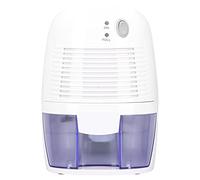 Sxhlseller Mini Deshumidificador 500ml USB Apagado Automático para | Absorbedor de humedad ultrasilencioso, depósito de agua desmontable, sensor de desbordamiento inteligente, secador de aire