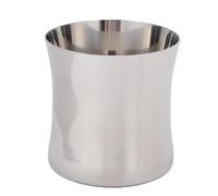 Sxhlseller Mint Julep Cup Vaso de Acero Inoxidable 304 de 300 Ml, Vaso de Cóctel de Metal Pulido para Fiestas en el Bar en Casa con Agarre Suave y Acabado Inoxidable