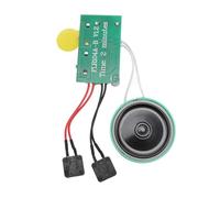 Sxhlseller Módulo de Sonido Grabable de 120 Segundos con Altavoz, Chip de Grabadora de Voz de Botón para Botón para una Tarjeta de Felicitación, Caja de Gift, Juguete, Reproducción de