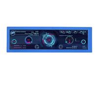 Sxhlseller Monitor de Barra Estirada de 8,8 Pulgadas, Monitor de Temperatura de Computadora LCD de 1920x480 para RPi para Linux para Win, Rotación Automática de 360 Grados, Pantalla (Blue)