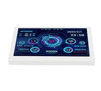 Sxhlseller Monitor de Temperatura de Computadora de 5 Pulgadas, PC CPU GPU RAM Monitor de Datos Compatible con Tema de Bricolaje para Windows, Pantalla de Panel de Sensor de PC AIDA64 para