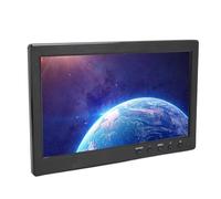 Sxhlseller Monitor Portátil de 10,1 Pulgadas, Pantalla IPS HD de 1024 X 600 con Espejo de Imagen, Altavoz Integrado, Control Remoto, Entrada VGA/AV/HDMI/BNC/USB para Sistema POS CCTV de PC