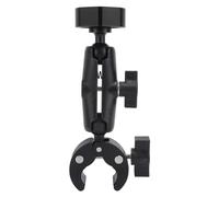 Sxhlseller Montaje de Abrazadera Ajustable para Mini, Soporte de Escalera de Vehículos Recreativos Multifunción Flexibles para Mini para el Yate del Remolque de la Casa del (Black)