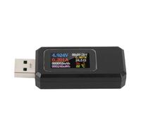 Sxhlseller Multímetro USB Probador de Capacidad de Batería con Pantalla a Color IPS para Entusiastas de la Tecnología, Monitoreo en Tiempo Real, Almacenamiento de Datos, Evaluación de la Calidad del