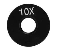 Sxhlseller Ocular de Microscopio 10X de 23,2 Mm de Diámetro, Campo de Visión de 11,5°, Aleación de Aluminio y Vidrio óptico para Microscopios Estándar, Ocular de Repuesto