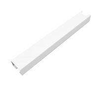 Sxhlseller Organizador de Cables Magnético Resistente |Bandeja de Aluminio Debajo del Escritorio para la Gestión de Cables de la Oficina en Casa, Negra (White)