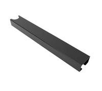 Sxhlseller Organizador de Cables Magnético Resistente |Bandeja de Aluminio Debajo del Escritorio para la Gestión de Cables de la Oficina en Casa, Negra (Black)
