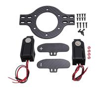 Sxhlseller Paletas de Desplazamiento Magnético de Fibra de Carbono, Paletas de Dirección de Aleación de Aluminio CNC para Simulación de Carreras, Soporte de 70 Mm Compatible con 923 G29 G27