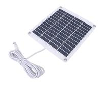 Sxhlseller Panel Solar Versátil de 12 V para Cargador de Cámara Panel de Carga Solar Resistente y Resistente a la Intemperie para Monitoreo Remoto